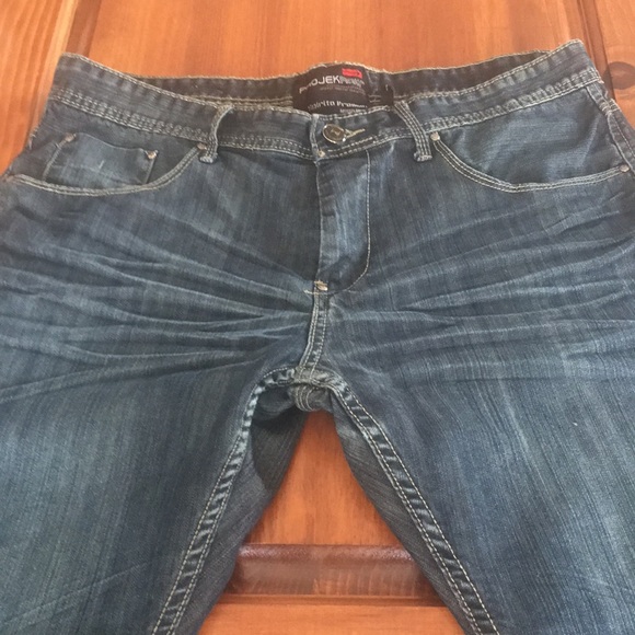 Mens ProJek Raw Denim Jeans Size 36 - Picture 2 of 5